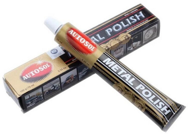 AUTOSOL 金屬擦亮膏 100g 德國製 亮光膏 去汙 拋光 除鏽 電鍍膏, 1個
