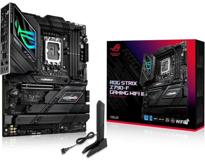 ASUS ROG Strix Z790A 게이밍 WiFi II 7 LGA 1700인텔 14세대 13세대 12세대 ATX 마더보드DDR5 5개 M2 슬롯 PCIe 50 x16 전면, LGA 1700|12th/13th/14th Gen
