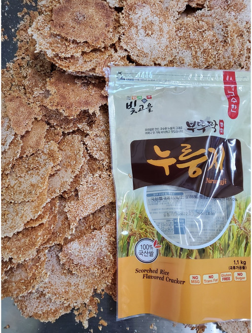 부뚜막 100%국산 햅쌀귀리현미누룽지 1.1kg 1개