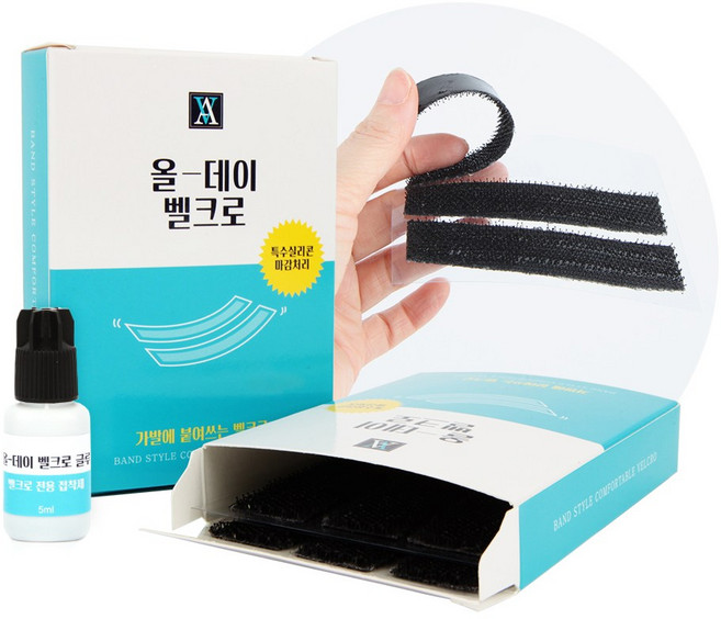 여우가발 CW3020 올-데이 벨크로 가발전용 스틱형, 1. 가발테이프타입(스틱형), 1개