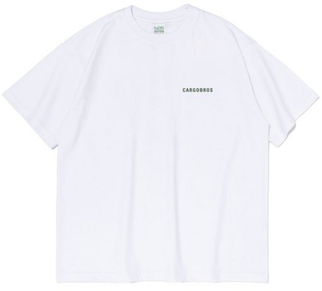 카고브로스 ESSENTIAL LOGO OVER SHORT SLEEVE T-SHIRT WHITE