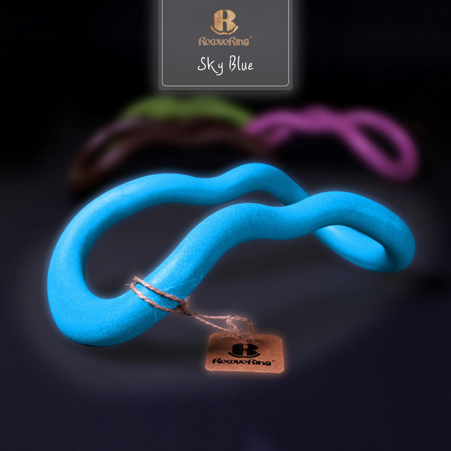 리커버링 명품 종아리 요가링 필라테스링 마사지, 1개, 스카이블루