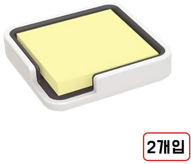 3M)포스트잇 엣지홀더(EH654) 2개입, 화이트/M327635