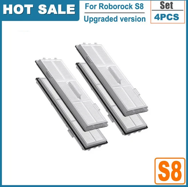 쿠쿠스토어 Roborock S8 Pro UltraS8 액세서리 브러쉬 천 진공 청소기 예비 부품 Hepa 필터 먼지 봉투, 14 as picture