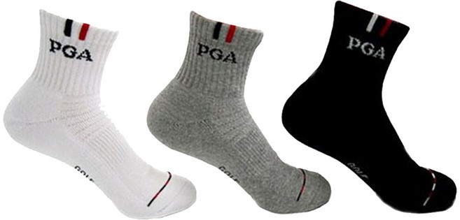 [SUNRISE] PGA 스포츠 양말 3팩