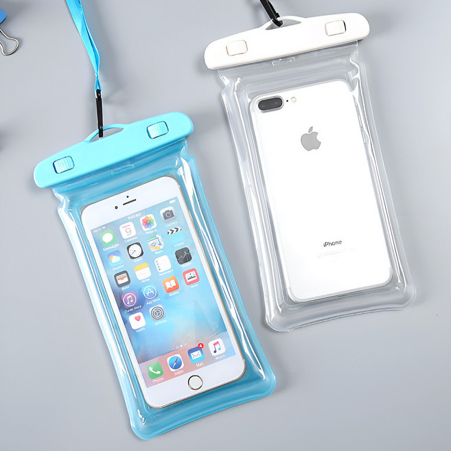 [2개묶음] 방수케이스 튜브 파우치 핸드폰 핸드폰방수커버 핸드폰방수케이스 hs0*385Oc, 화이트