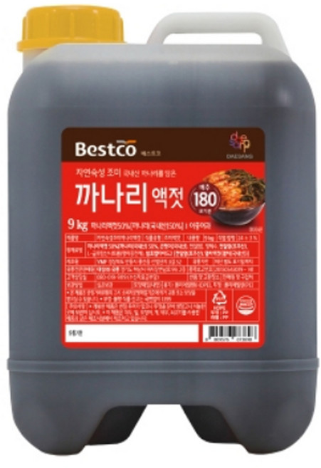 베스트코 까나리액젓 9kg, 1개