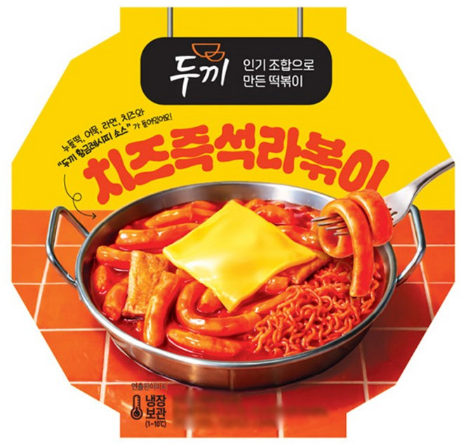 두끼 치즈즉석라볶이, 633g, 6개