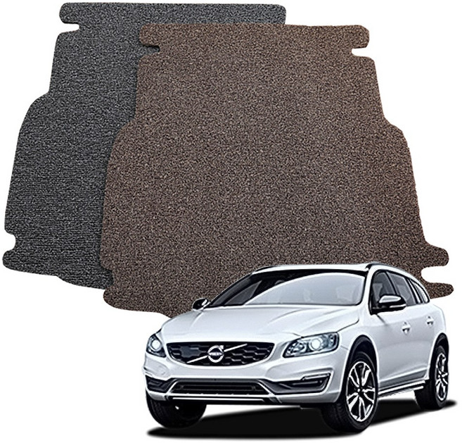 카마루 볼보 V40 V60 V70 V90 전차종 코일&가죽 트렁크매트 개선형 신제품, 가죽트렁크매트(블랙), 볼보- V60 / V60크로스컨트리(10~현재)