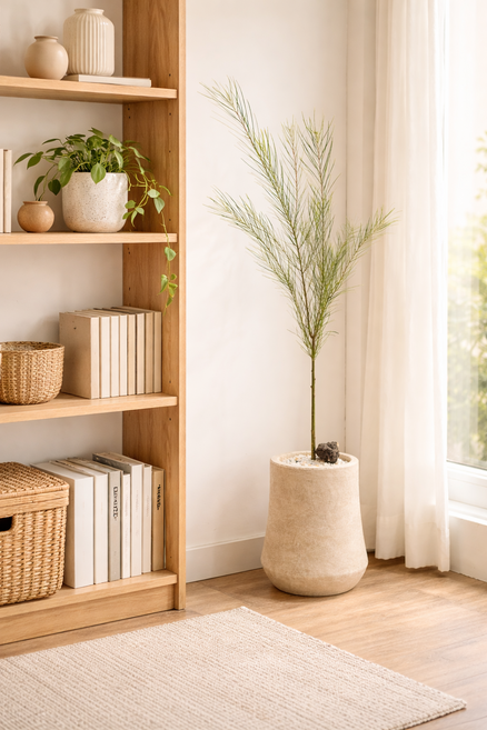 [싱그러운연두빛] 가는잎아카시아 외목대 인테리어 희귀식물 축하 선물, 1개