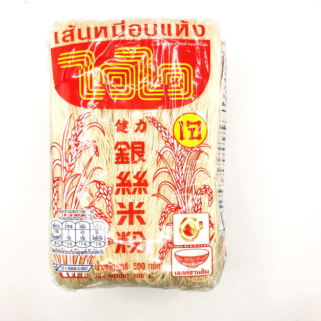 와이와이 쌀국수 가는면 쌀국수 RICE VERMICELLI WAIWAI, 500g, 1개