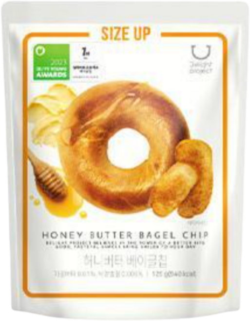 딜라이트 프로젝트 허니버터 베이글칩, 5개, 125g