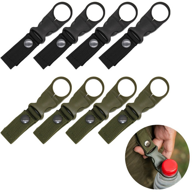 도나토르 휴대용 등산 물통 물병고리4p, 4개, 아미그린