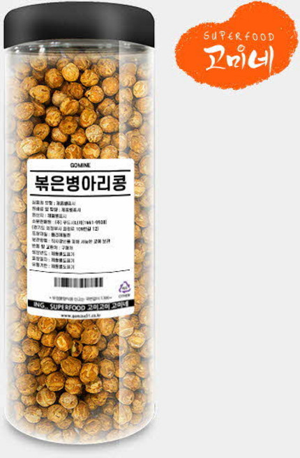 고미네 볶은병아리콩 무첨가 곡물간식, 500g, 1개