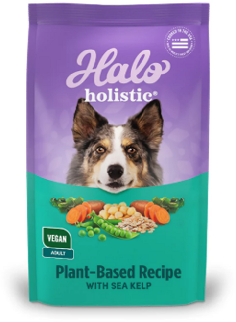 Halo 嘿囉 狗飼料 低敏純素系列 海藻配方 4磅/10磅 (全素植物蛋白/舒緩皮膚過敏), 4.53kg, 1個, 蔬菜