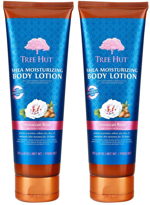트리헛 시어 모이스처라이징 바디로션 모로칸 로즈 향, 255g, 2개