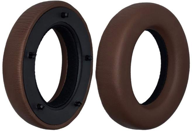 Focal Clear Elegia용 소프트 이어패드 이어 패드 헤드폰 스폰지 이어 쿠션 커버, 갈색 단백질 피부
