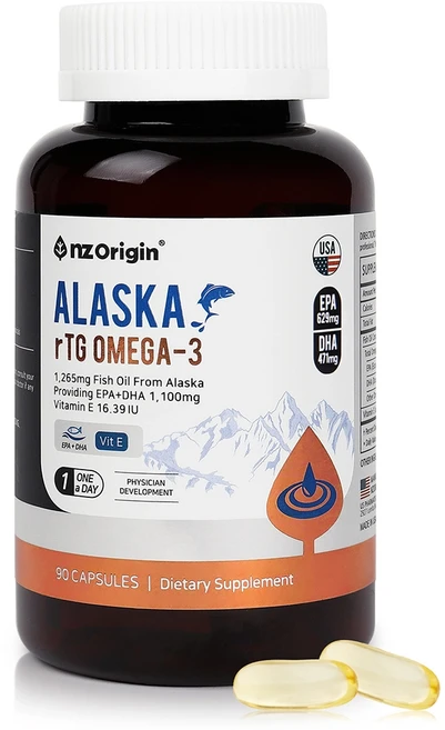 엔젯오리진 알래스카 rTG오메가3 1 280mg x 90캡슐, 1개, 90정