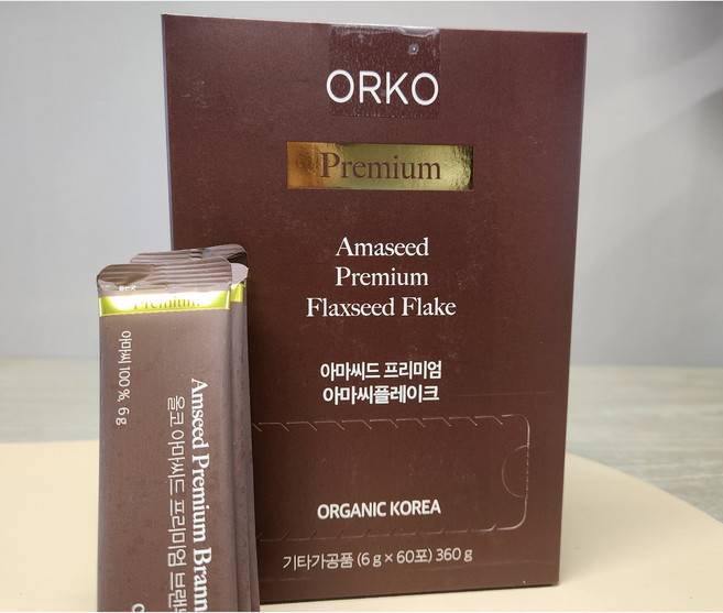 하늘마을 아마씨플레이크 6g 60봉, 360g, 1세트