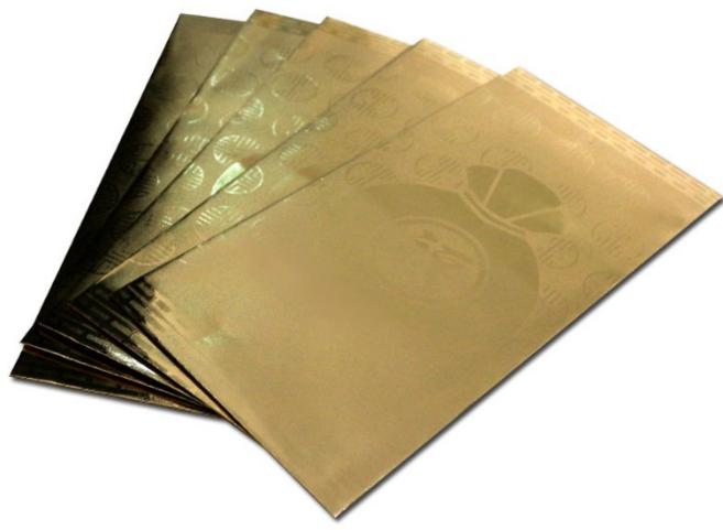 복금봉투황금봉투용돈봉투새뱃돈봉투(1+1+1+1+1=5매구성), 5개입, 황금색