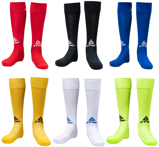 스타스포츠 유소년 축구 양말 반스타킹 주니어 축구 스타킹, 블루