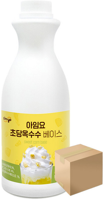 아임요 초당 옥수수 베이스 1.2kg x 1개, 6개