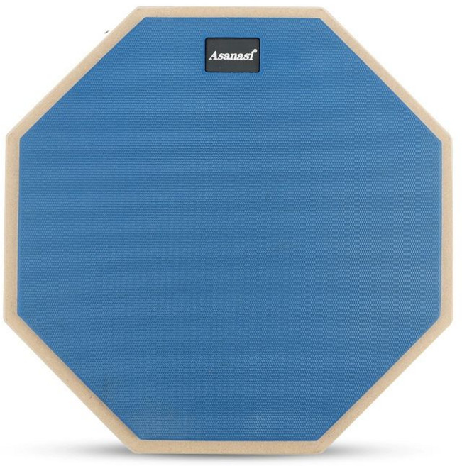 12인치 연습용 드럼패드 풀세트 입문용 스탠드 스틱포함 12인치오렌지+스틱, 1개, 12인치 블루