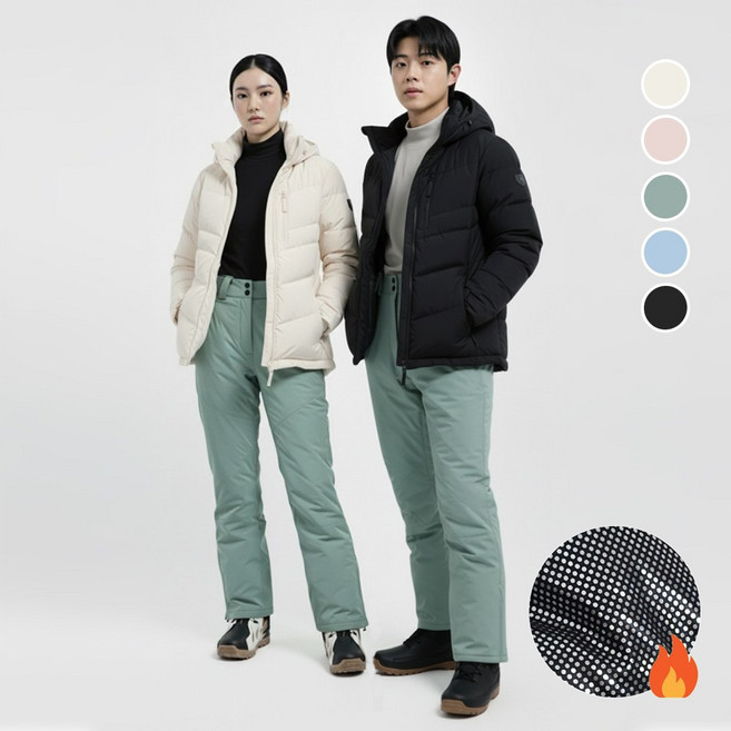 SUB22 멜빵 스노우컷 스키복 스키바지 남녀공용