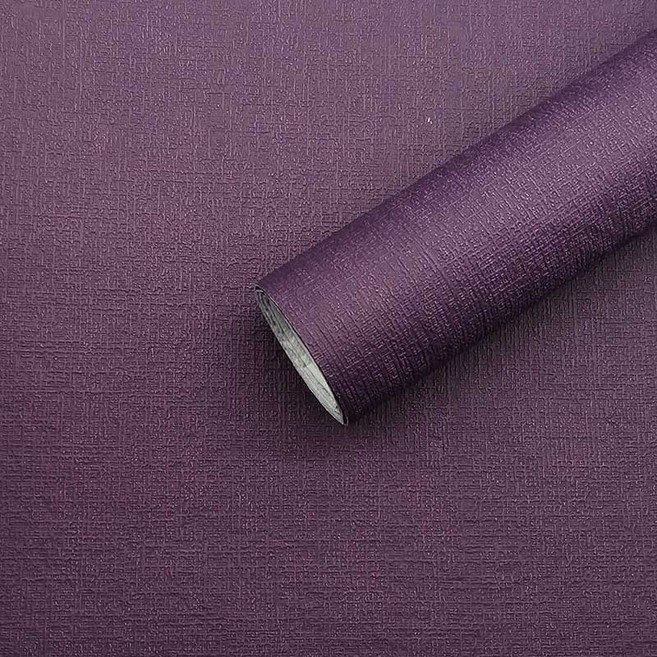 쿠셔니 붙이는벽지 셀프도배 스티커 실크벽지 도배지, 바이올렛