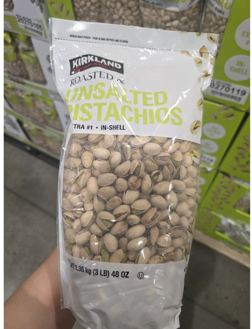 커클랜드 무염 피스타치오, 1.36kg, 2개
