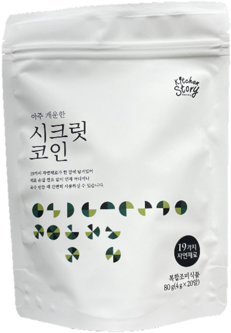 키친스토리 빅마마 이혜정의 시크릿코인 아주 개운한맛, 80g, 1개