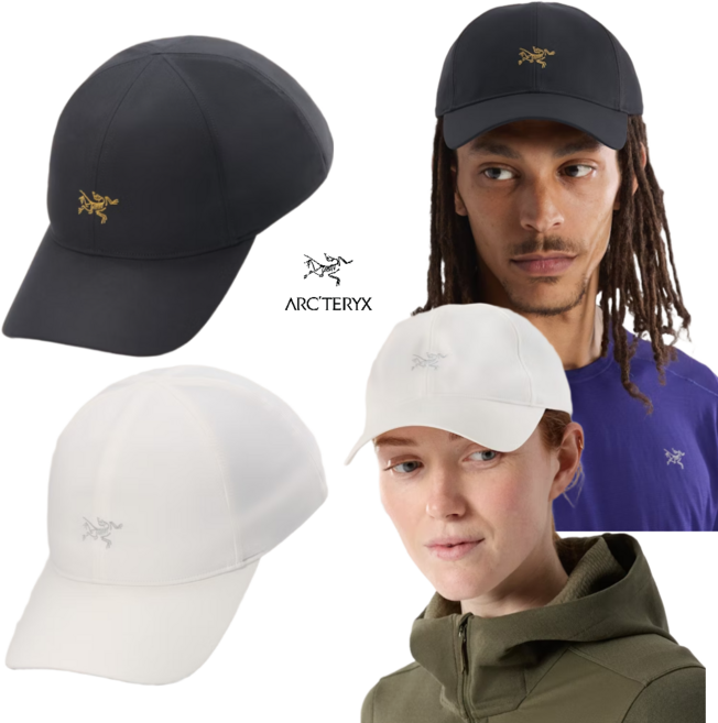 아크테릭스 스몰 버드 남녀공용 기능성 사계절 등산 트래킹 러닝 아웃도어 캡 모자, S/M, 1. 24K블랙 (AEPSU09782/KBL)