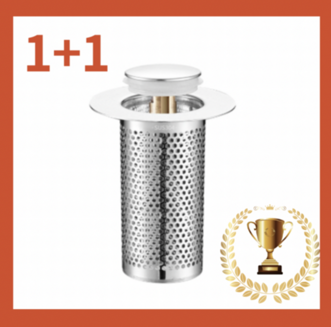 아누아비레 세면대 욕조 거름망 마개 스텐 1+1, 2개