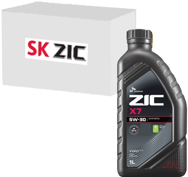 SK엔무브 지크 X7 5W30 가솔린전용 (API SQ 1L x 12개), 12개