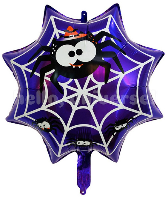 할로윈 할로윈 은박풍선 파티풍선, 1개, 할로윈거미줄