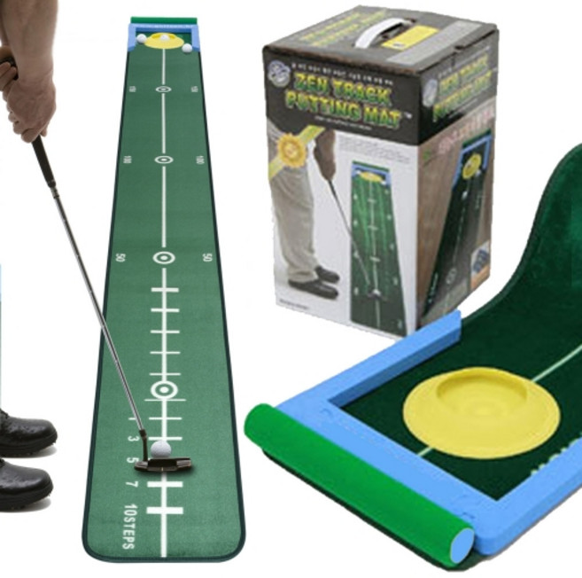 ZEN TRACK 練習推桿墊, ZEN GOLF軌道推桿練習器-小, 1個