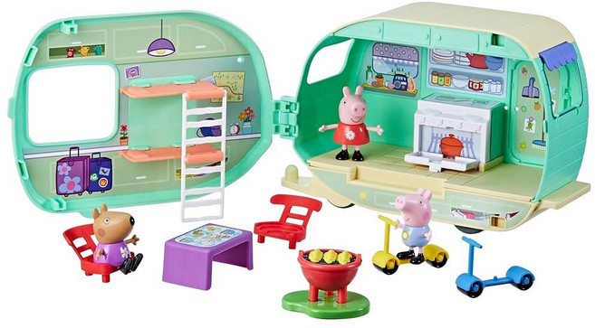 페파 피그 캐러밴 놀이 피규어 세트, Peppa Pig 페파 피그 캐러밴 놀이 피규어 세트