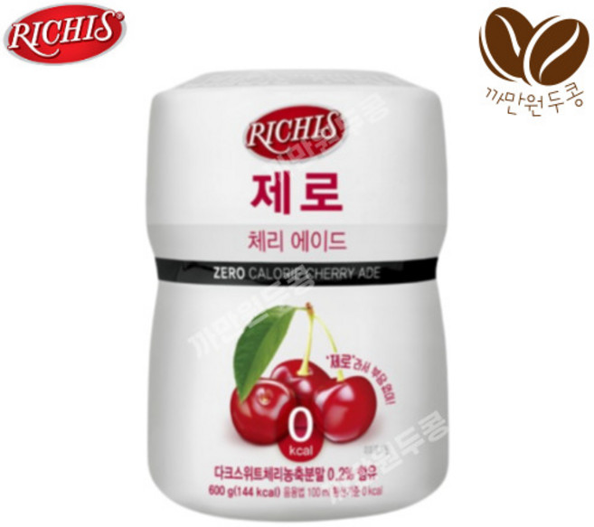 리치스 제로 체리 에이드 분말, 600g, 1개