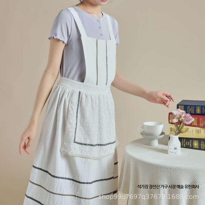 하이디 코스튬 의상 알프스 풀세트 원피스 촬영 드레스 소녀 졸업사진 컨셉 코스프레, 1개, 면 화이트