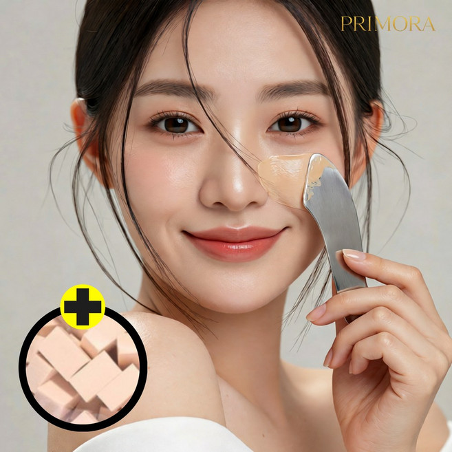 메이크업 스파츌라 피 믹싱 메이크업스파츌라 스펀지 휴대용 스튜디오17 뷰티템, 1개