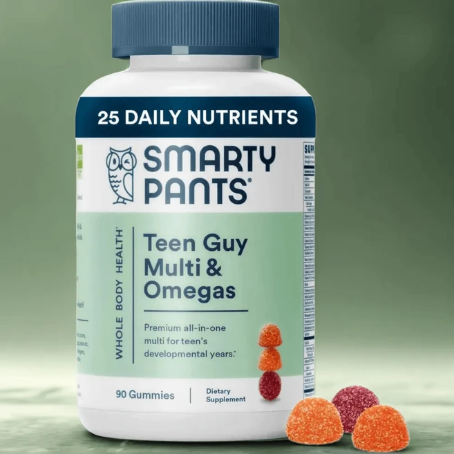 스마티팬츠비타민 틴 가이 멀티 & 오메가 구미, 1개, 90정 - 쿠팡