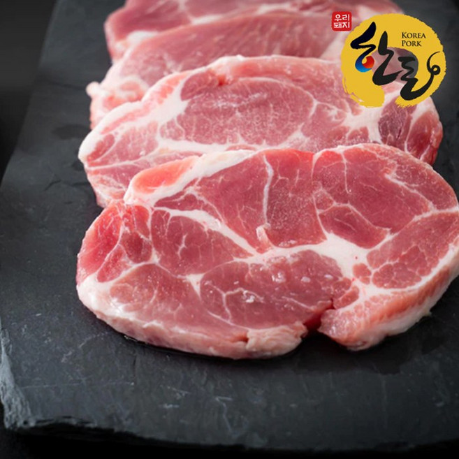 1등급 한돈 목살(구이용) 500g, 1개