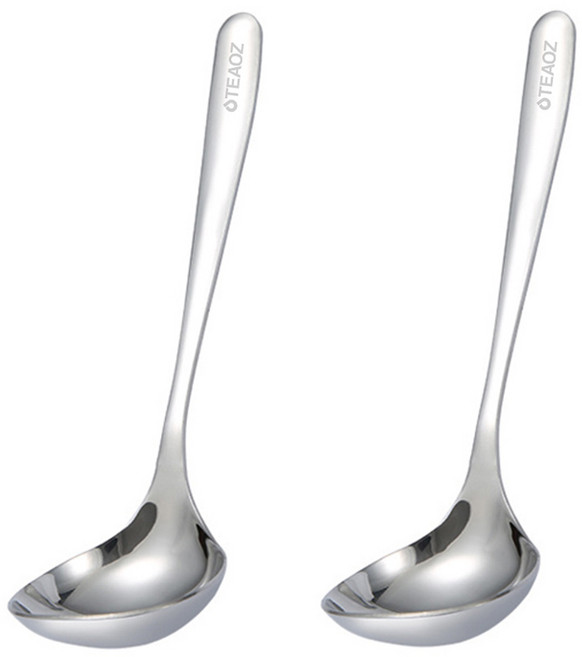 길컴퍼니 스텐 국물 대왕 숟가락 미니국자 RJ15D B타입 2개, B타입- 20cm (2개)