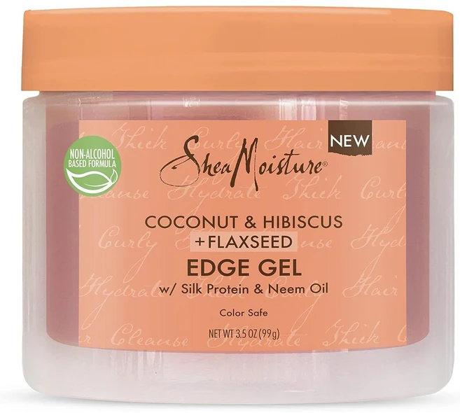 SheaMoisture 시어모이스처 플랙시드 엣지 컨트롤 젤 헤어 곱슬모용 코코넛 앤 히비스커스, 4개, 99g - 쿠팡