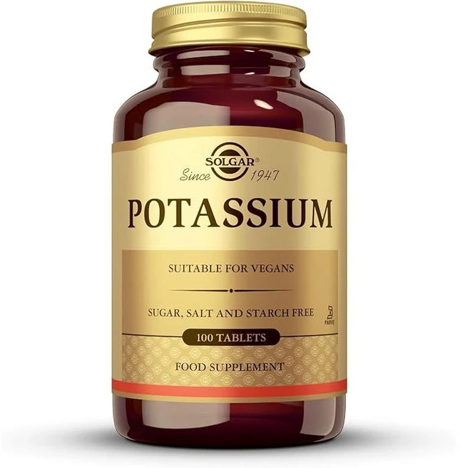 솔가 포타슘 칼륨 타블렛 Solgar Potassium, 1개, 100정 - 쿠팡