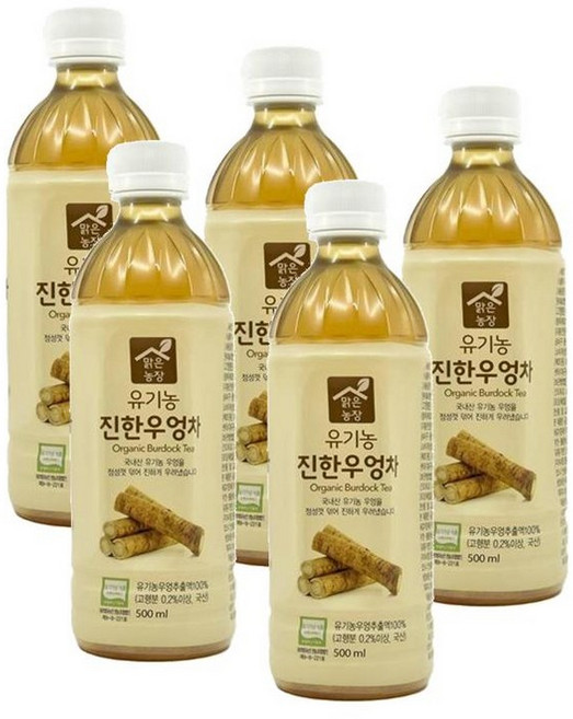 올가 맑은농장 유기농 진한우엉차, 500ml