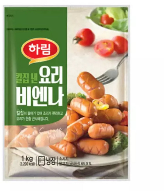 하림 칼집 낸 요리 비엔나 1000g, 1개, 1kg
