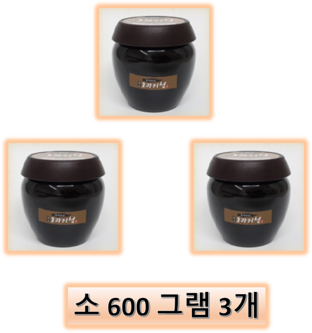 참뜨래 도라지청 소 600 그램 3 개, 1.8kg, 1세트