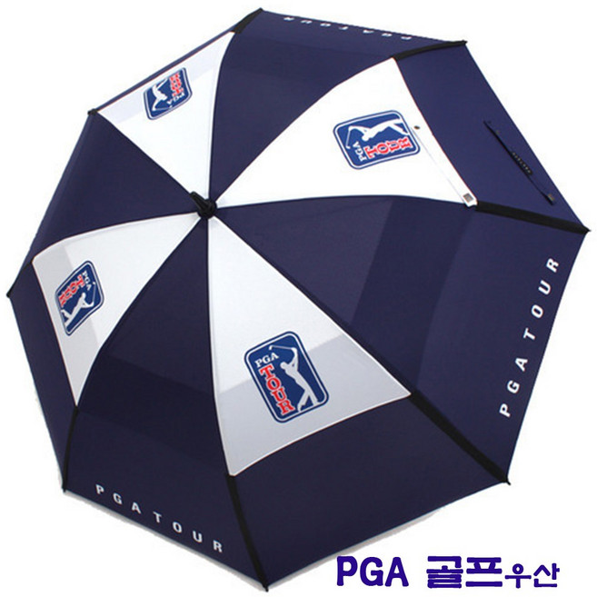 PGA 80 이중방풍 PGA 골프 장우산 우산 자동 대형우산 경량 골프우산 명품 브랜드우산 남성 여성 골프우산 기념품, 1개