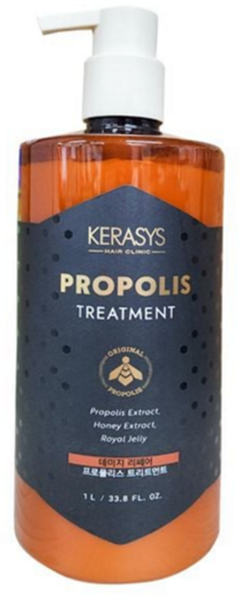 프로폴리스 광채나는 머릿결 데미지 리페어 트리트먼트 1L 윤기강화 펌 헤어